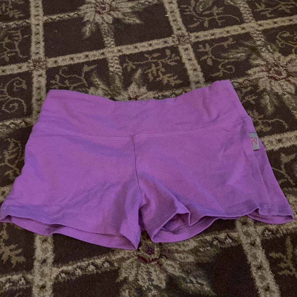 purple shorts!